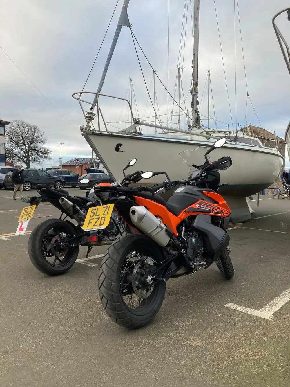 KTM training motorcycle used for Direct Access courses